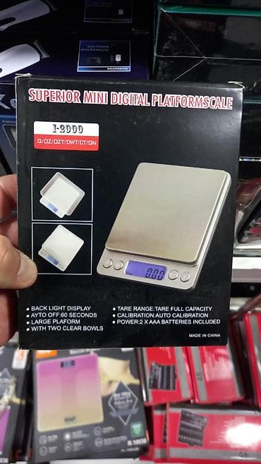 zerger: Rəqəmsal mini tərəzi – dəqiq ölçüm üçün portativ platforma tərəzi — 2