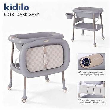 usaq stolu: 👶 **Yeni Gəldi – KIDILO 6018 Dəyişmə Masası və Körpə Vannası** ❤️‍🔥 ✨ — 1