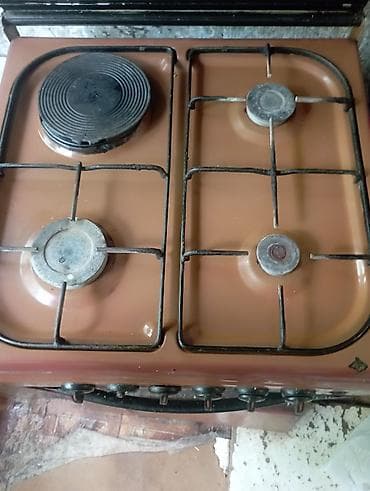 işlənmiş sobalar: Qarışıq sobası Ayrıca dayanan, 4 gözlü, İşlənmiş — 1