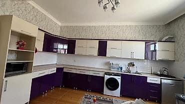 metbex mebel: Mətbəx mebeli dəsti - Dizayn: U formalı, ikirəng kombinasiya – — 4