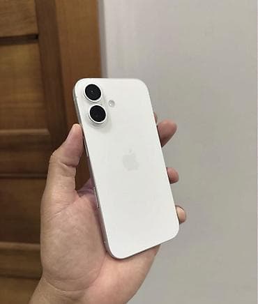 apple macbook: IPhone 16, 128 GB, Ağ, Zəmanət, Simsiz şarj, Face ID — 3