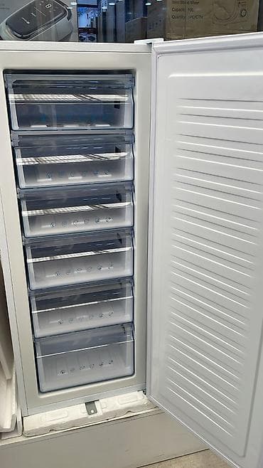 mini soyuducu satilir: Dik tipli dondurucu – Silver brendi - Rəng: ağ, minimal dizayn - Tip — 2