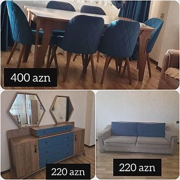 gul: Qonaq desdi satilir . Unvan ramani.Masa acilir+6 stulldur(2500 azn — 1