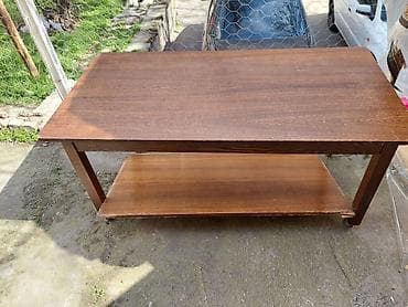 Jurnal masası, Açılmayan, Taxta, Dördbucaq masa