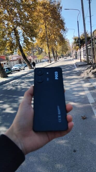 сдать бытовую технику на запчасти: Poco C65, 128 GB, rəng - Qara, Sensor — 1