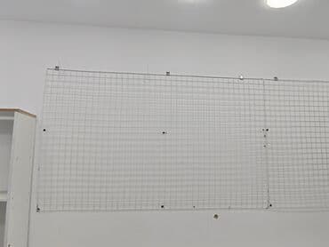 детская электрическая зубная щетка: Mağaza üçün avadanlıq dəsti - Divar üçün metal tor panellər: Ağ — 22