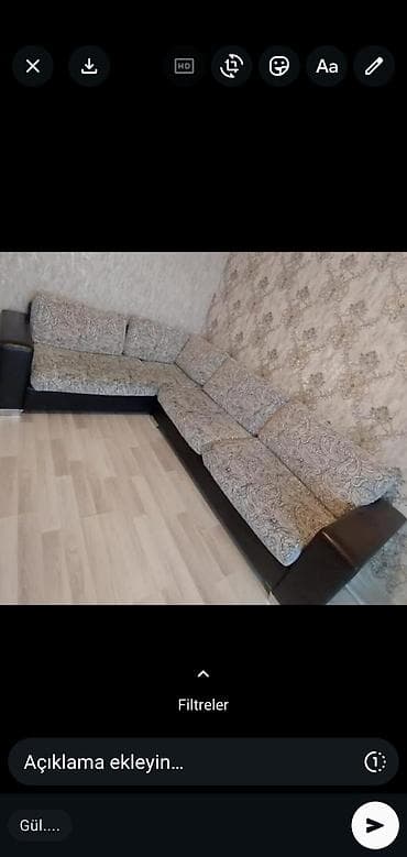 ucuz stular: Künc divan, Açılan, Bazasız, Çatdırılma yoxdur — 1