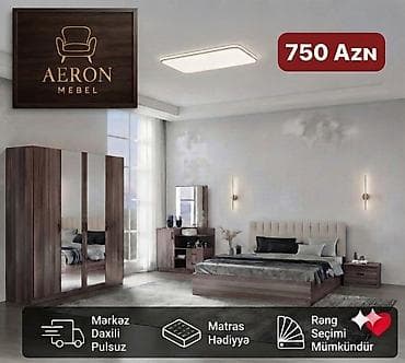 yataq mebeli gence: Aeron Mebel – Yataq otağı dəsti Yataq — 1