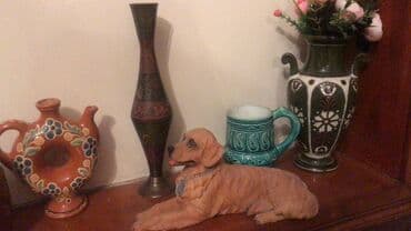 Fiqur, Keramika, rəng - Mavi