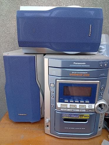 mp3: Panasonic SA-PM141A kompakt stereo sistem - 5 diskli CD changer: CD — 1