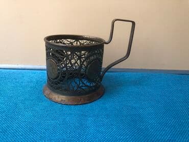 ваза стеклянная прозрачная высокая без узора: Бокал, 1965 год, Россия — 6