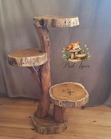 qus yuvası: Təbii ağacdan hazırlanmış əl işi məhsul 🌿 Möhkəm konstruksiya və — 1