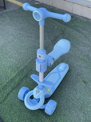 mapet tekeri: Uşaq üçün 3 təkərli dönüşlü skuteri - Model: 3 təkərli, ön hissədə — 1