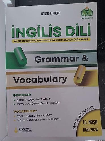 grammar: Məhsul: İngilis dili – Grammar & Vocabulary vəsaiti Müəllif — 1