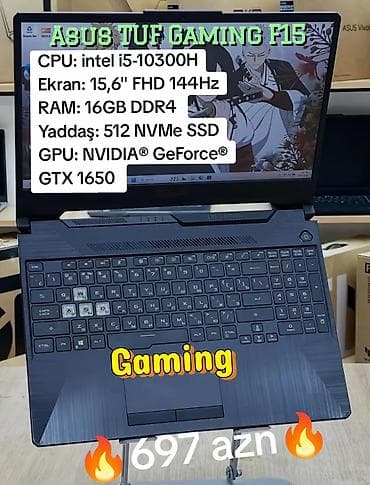 ASUS: ASUS TUF Gaming, 15.6 ", Intel Core i5, 512 GB — 1