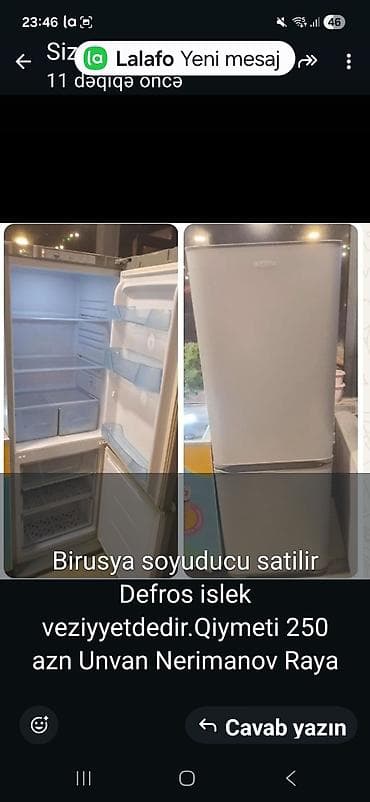 mi android box: Biryusa iki bölməli soyuducu - Defros funksiyalı - Üst hissə — 1