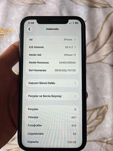 dubai nomre: IPhone 11, 128 GB, Qara, Face ID — 4