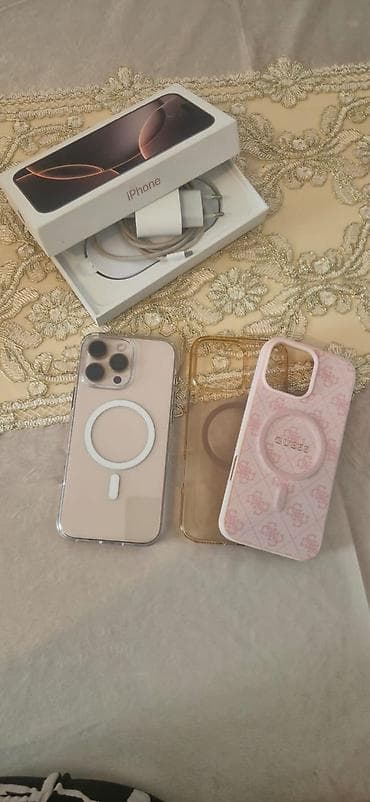 təcili iphone: IPhone 16 Pro Max, 256 GB, Desert Titanium, Sənədlərlə — 2