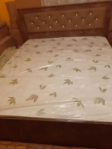 İkinəfərlik çarpayı, Matras ilə, Siyirməsiz