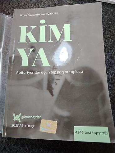 Kimya və Biologiya üzrə abituriyent və müəllimlər üçün dərs vəsaitləri — 3