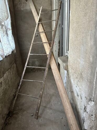 demir pillekenler: Metall nərdivan Qalın dəmirdən sovetdən qalma uzunluq 3 metr ünvan — 1
