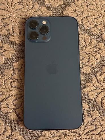 Техника и электроника: IPhone 12 Pro Max, 128 ГБ, Blue Titanium — 1