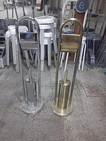 tuvalet: Çoxfunksiyalı sərbəst dayanan tualet aksesuarı stendi - Material — 2