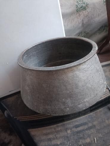 Qazan, rəng - Boz, Mis, 5 l, 34 sm