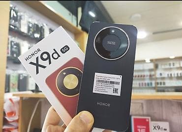 Honor X9d, 256 GB, rəng - Qara, Barmaq izi, Sensor, Düyməli