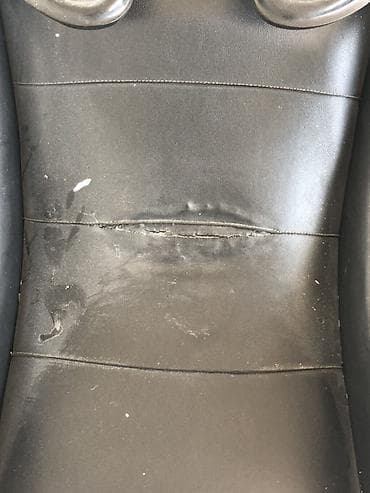 islenmis stol: Salon üçün yuyucu kreslo (şampuanlama stolu) - Material: qara rəngli — 4