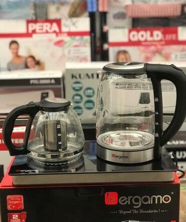 Yeni, rəng - Qara, Çaydan, Şüşə, 2 l