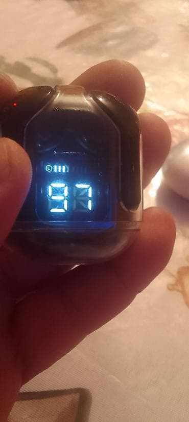 blutuz nausnikler: Simsiz (Bluetooth) Qulaqcıqlar, rəng - Qara — 1