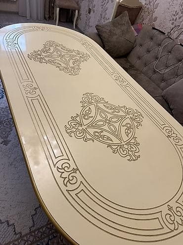 Klassik masa, Açılmayan, Oval masa — 4