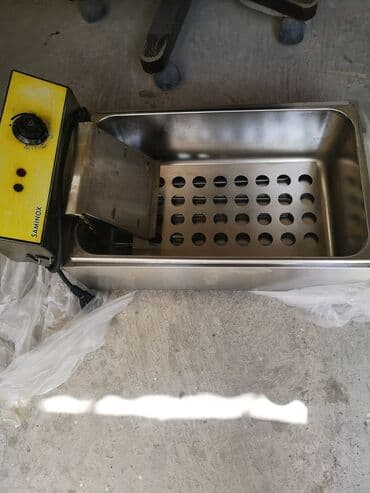 аэрогриль купить в баку: SAMINOX elektrikli yağ vannası / fritöz - Brend: SAMINOX - Material — 3