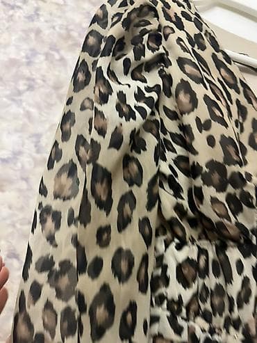 duz don modelleri: Leopard naxışlı qadın donu - Üslub: Uzun, qat-qat ətəkli — 4