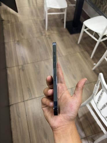 irşad 14 pro: IPhone 12 Pro Max, 128 GB, Pacific Blue, Face ID — 6