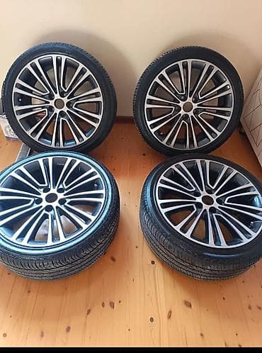 авто фольксваген: Kia orijinal yüngül lehimli disk dəsti - Miqdar: 4 ədəd - Ölçü: 18" — 3