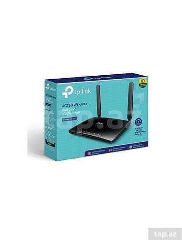 TP-Link Archer MR200 AC750 2.4GHz 750Mbps Dual Band 4G LTE Mobil Wi-Fi