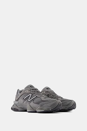 New Balance 9060, boz rəng - Üst hissə: mesh və süet panellərin