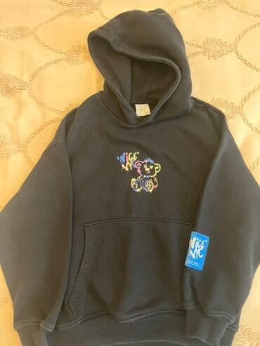 uşaqlar üçün kapüşonlu jiletkalar: ZARA uşaq hoodie - Rəng: qara - Ölçü: 134 (etiketdə göstərilir) - — 1