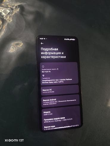 data modem sim card: Xiaomi 12T Pro, 256 GB, rəng - Boz, 
 İki sim kartlı — 6
