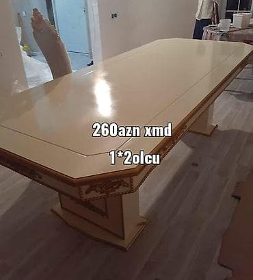 Tumbalı masa, Yeni, Açılmayan, MDF, Oval masa lalafo.az -da Tumbalı masa, Yeni, Açılmayan, MDF, Oval masa