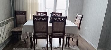 Açılmayan, Dördbucaq masa, 6 stul