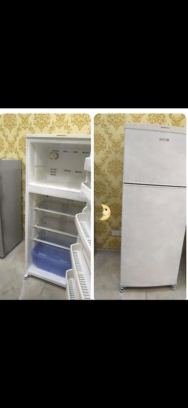 soyuducu sharp: İşlənmiş 2 qapılı Beko Soyuducu Satılır, rəng - Ağ, Təkərli — 1