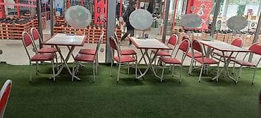 Stullar ilə, Düz masa, 2 nəfər