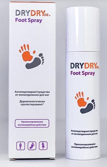 antiperspirant: DRY DRY Foot Spray – ayaqlar üçün antiperspirant, giymeti 26manat — 1
