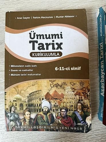 Tarix üzrə abituriyent kitabları dəsti Müəlliflər: Anar İsayev, Rəhim — 4