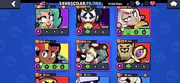 Brawl Stars oyun hesabı – geniş döyüşçü kolleksiyası Xüsusiyyətlər: - — 7