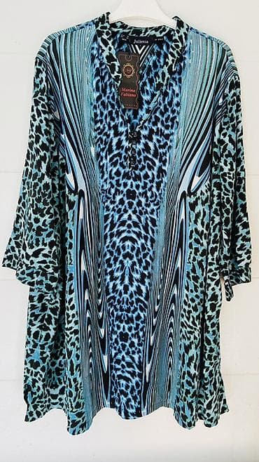 bol şalvar: Marina Fabiano – “Julietta” brendi, leopard və abstrakt xətli naxışlı — 1