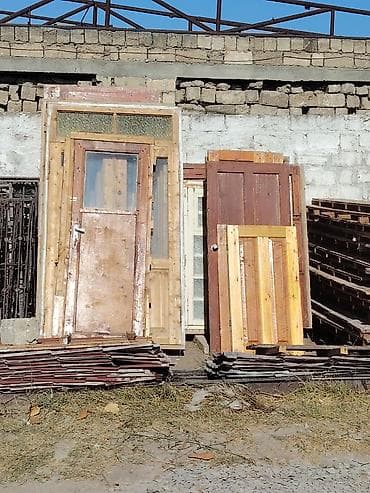 taxda qapi: Taxta pencere 25m Taxta qapı 30m Demir rasotka 100m Plastik pencere — 6